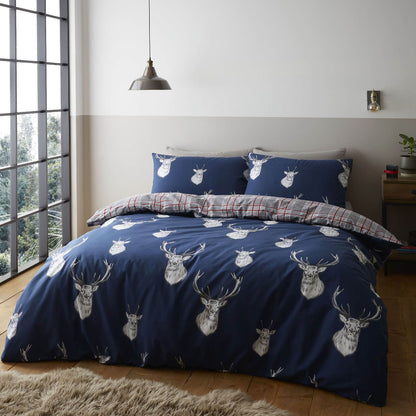 Stag Navy Duvet Set