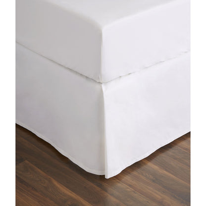 300TC Organic Percale Snow Fitted Sheet