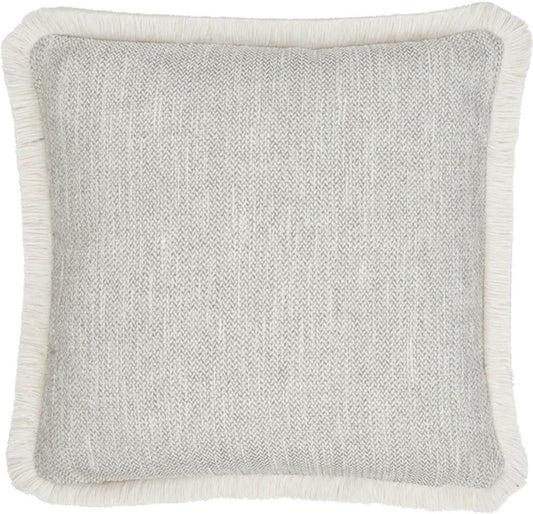 Silva Fringe Natural Filled Cushion