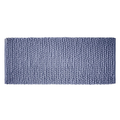 Aspen Bobble Blue Bath Runner - 50x120 cm