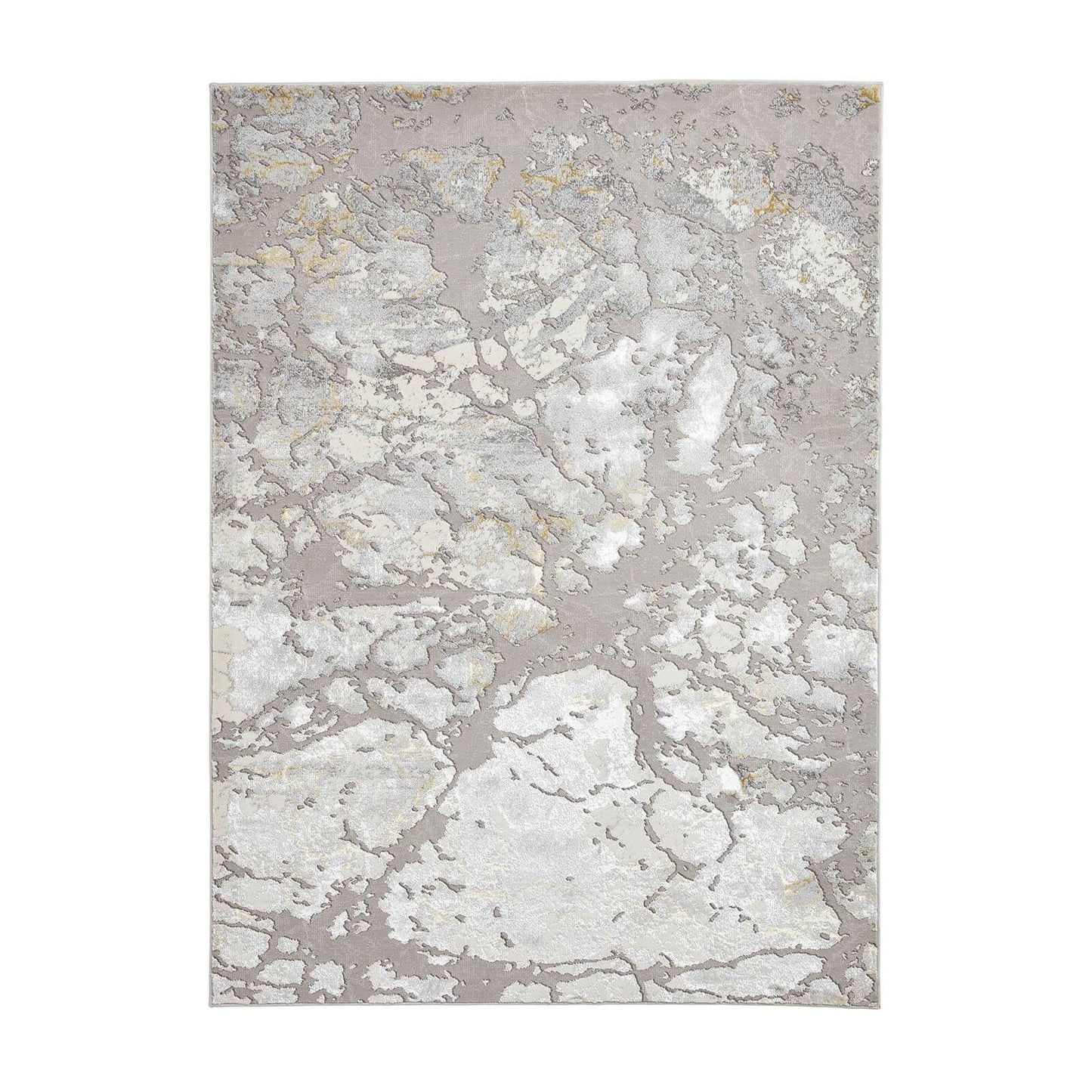Apollo 2677 Grey/Gold Modern Rug