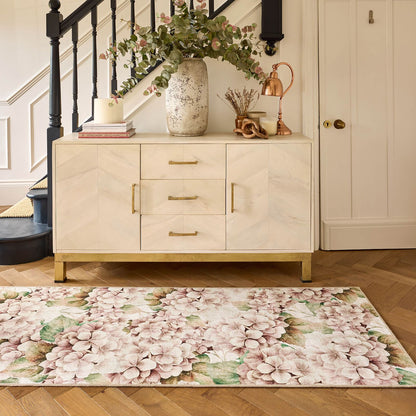 Hug Rug Eco-Washable Wild Hydrangea 75x220