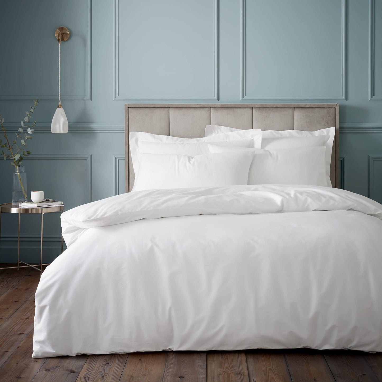 180TC Egyptian Cotton White Duvet Set