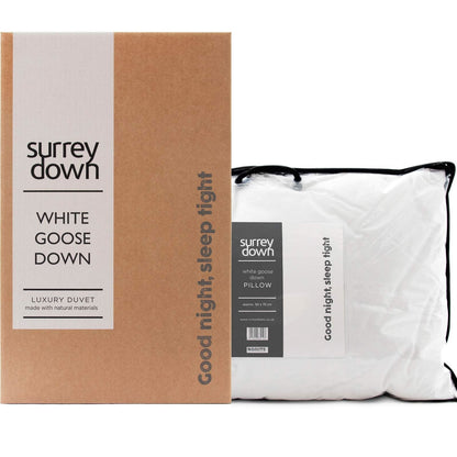 Goose Down Duvet With Pillow, 13.5 Tog