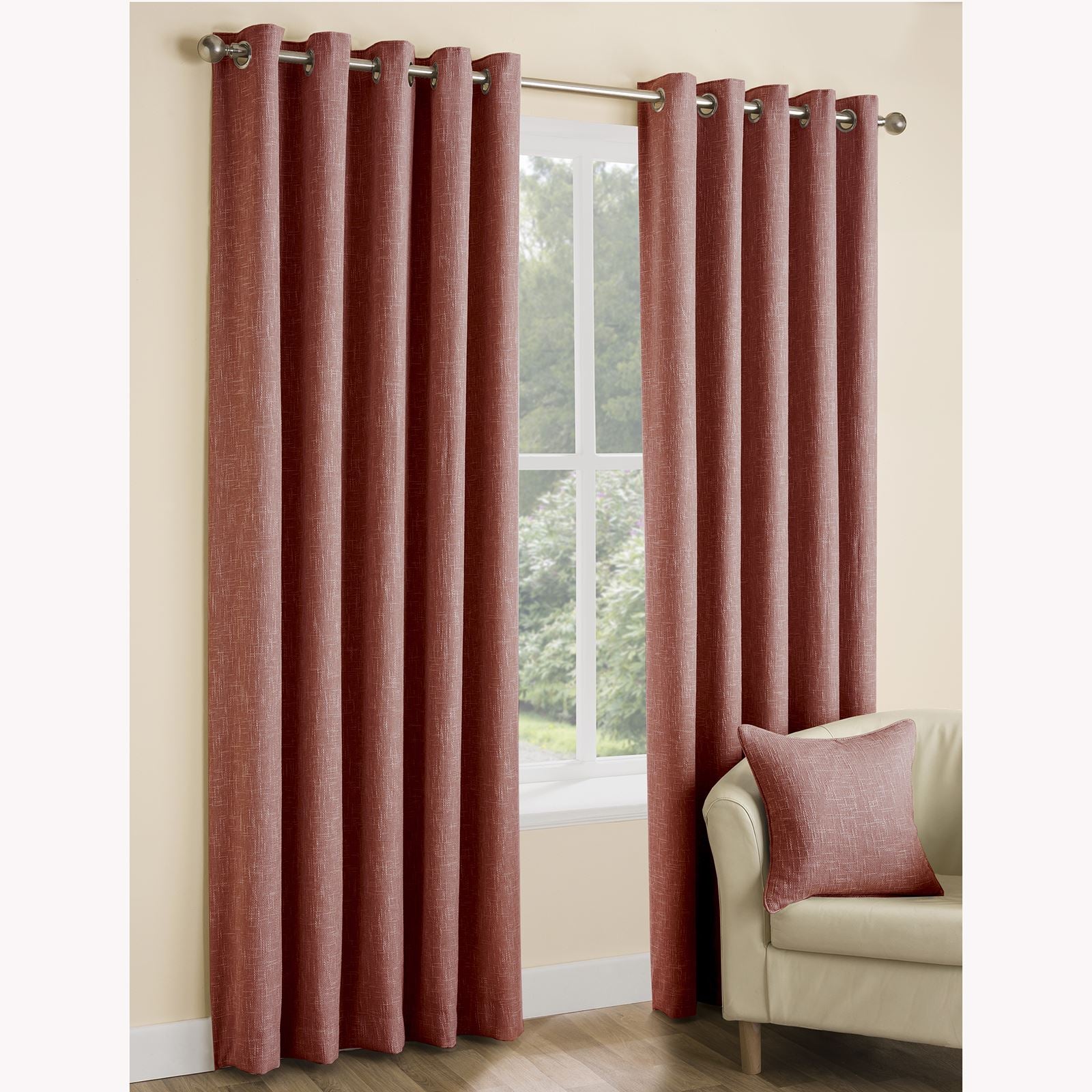 Huxley Spice Eyelet Curtains