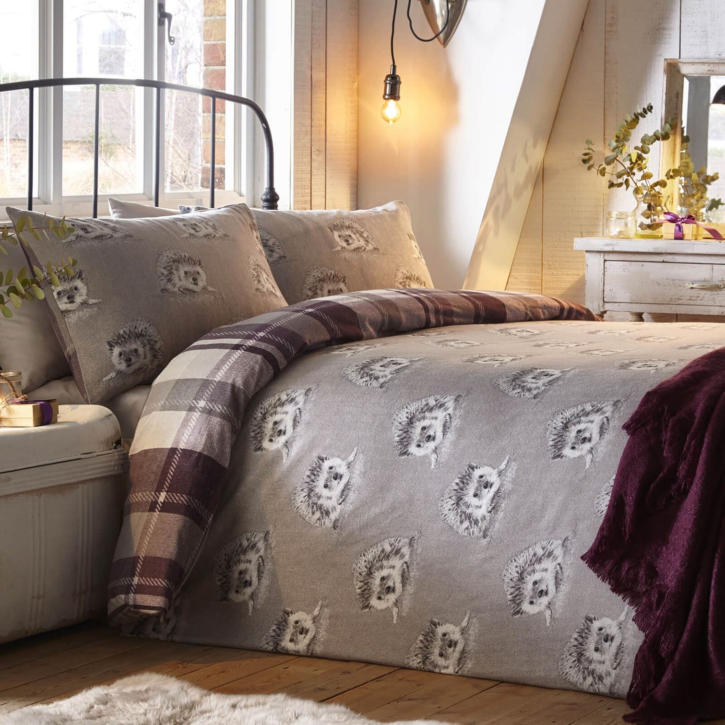 Colville Plum Duvet Set