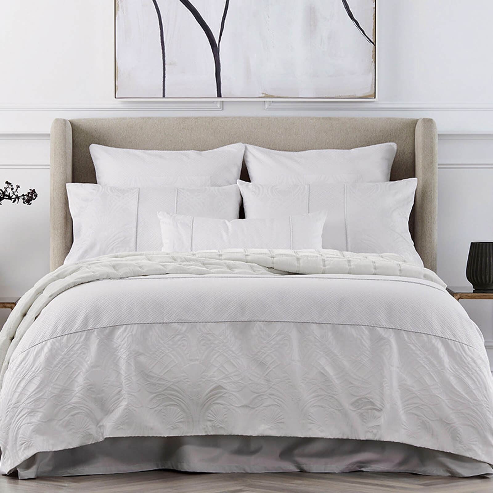 Zola Ivory Duvet Set