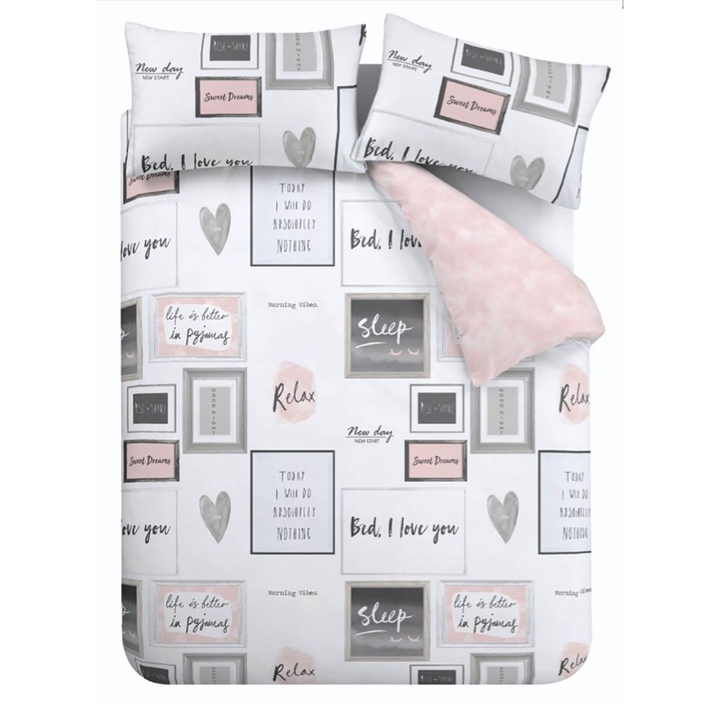 Sleep Dreams Blush Duvet Set