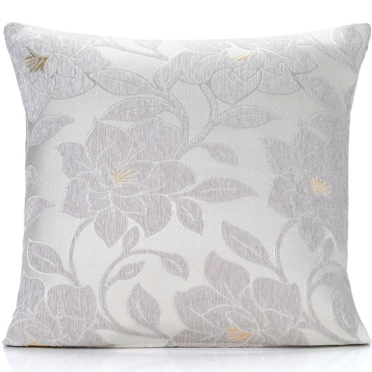 Peony Cream Cushion Cover