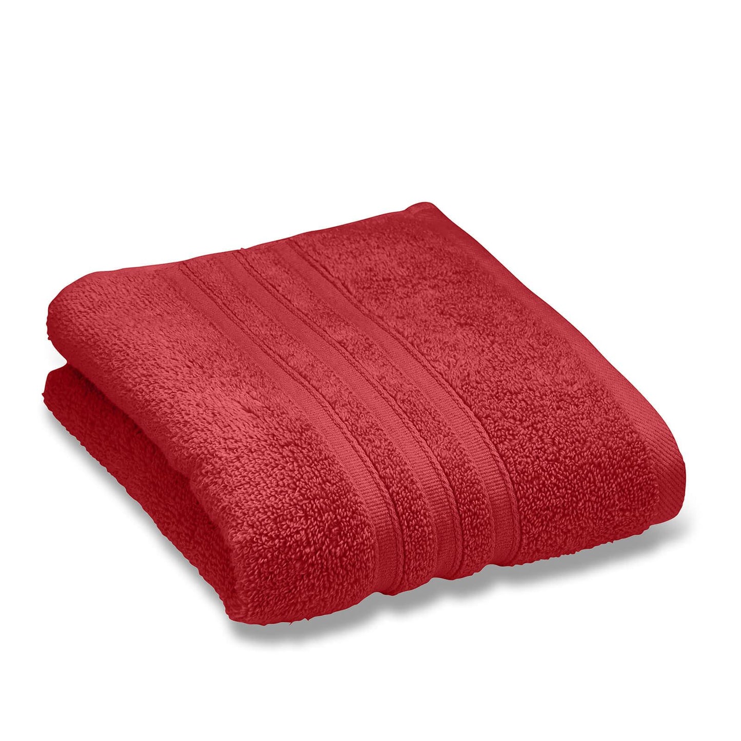 Zero Twist Red Hand Towel