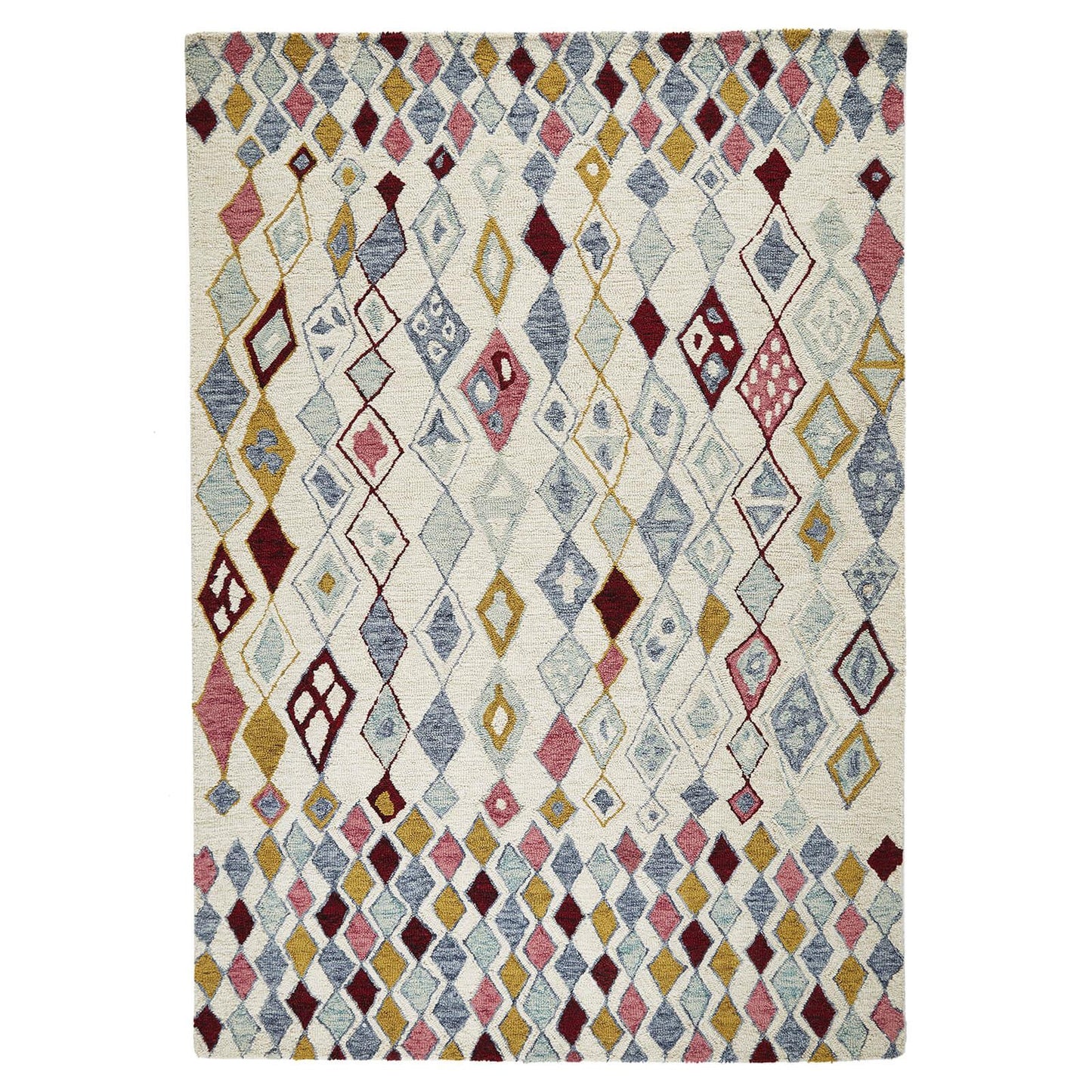 Contours Kite Multi Damask Rugs