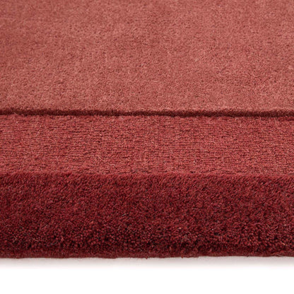 Origins Stacked Border Wine Red