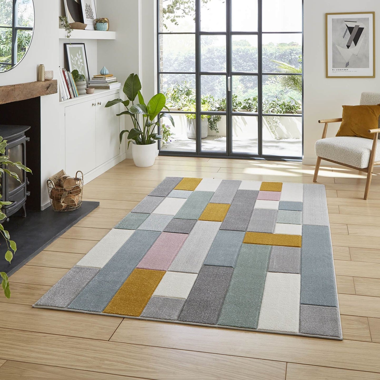 Matrix E7918 Multi Modern Rug