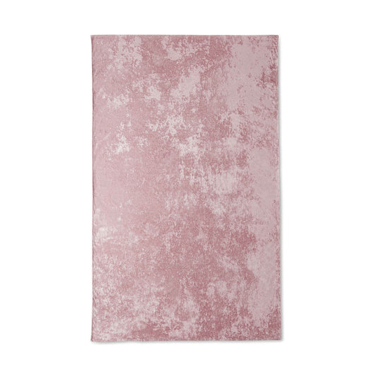 Crushed Velvet Blush Pink Table Cloth