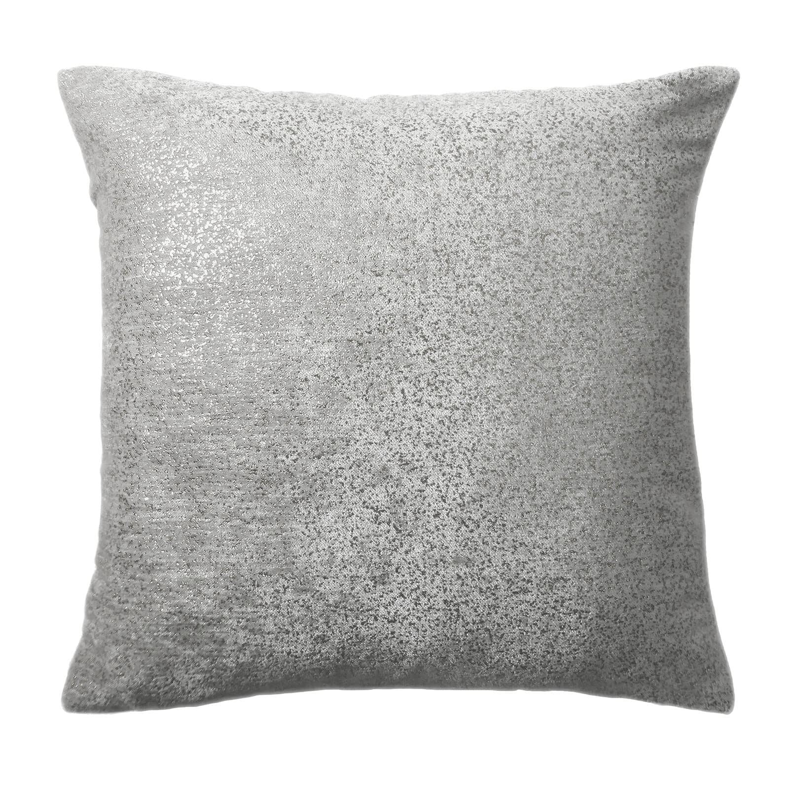 Nova Large Silver Cushion Cover