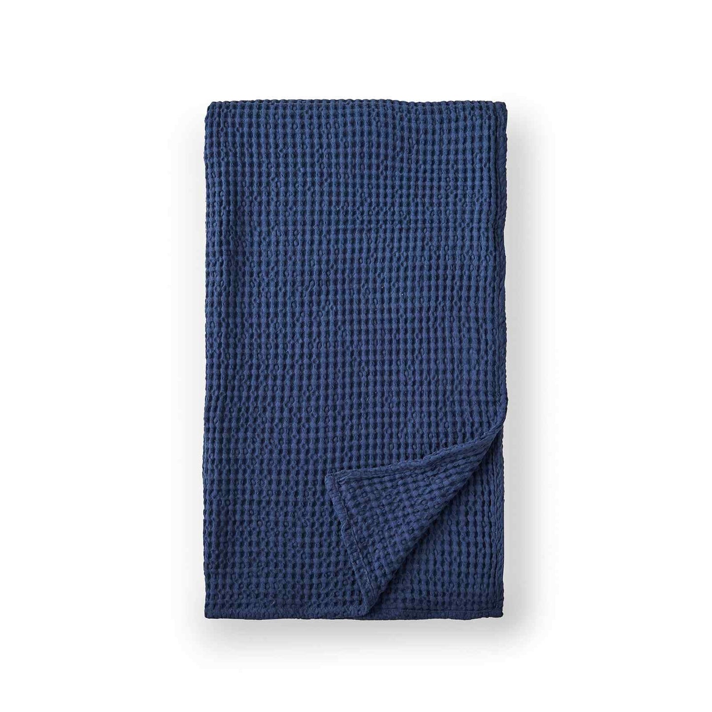 Jaipur Chunky Waffle Navy Blue Blanket Throw