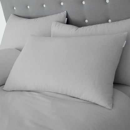 Brushed Cotton Grey Duvet Set