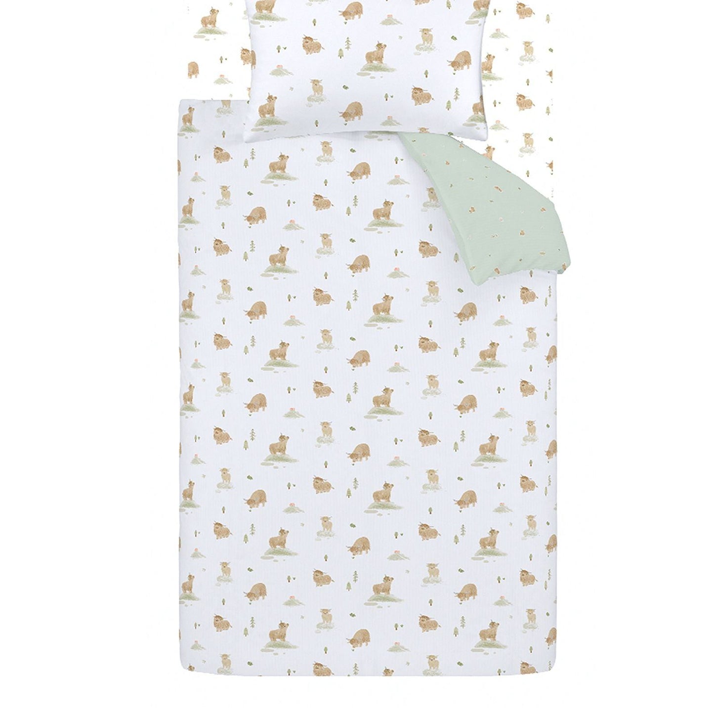 Bianca Mini Moo White Duvet Cover Set
