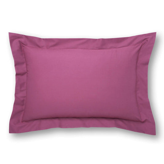 Poetry Aubergine Oxford Pillowcase