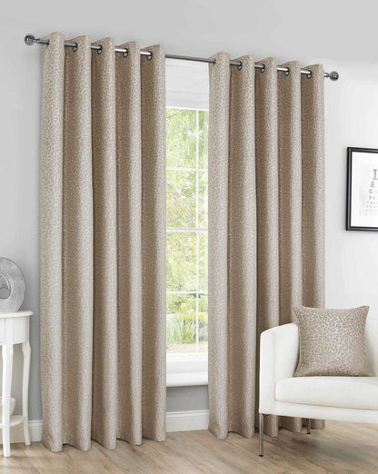 Sahara Natural Eyelet Curtains