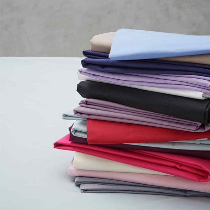 Easy Iron Percale Cream Fitted Valance Sheet