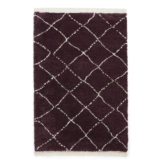 Boho 5413 Purple Berber Rug