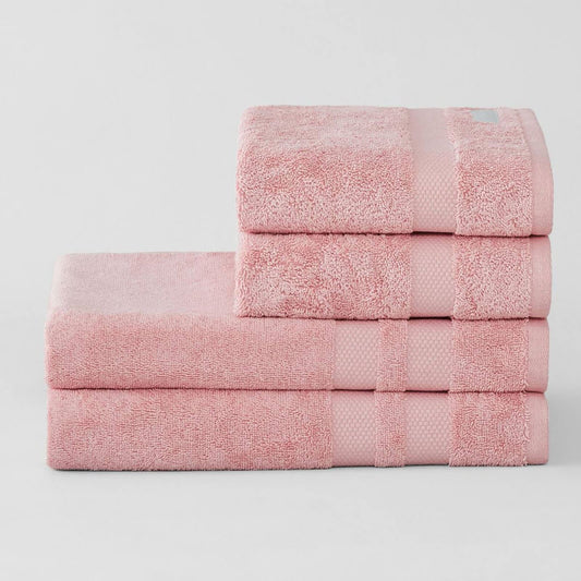 Meridian Towel Set Pale Pink Towel Bale