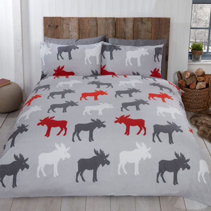 Moose BC Grey Duvet Set