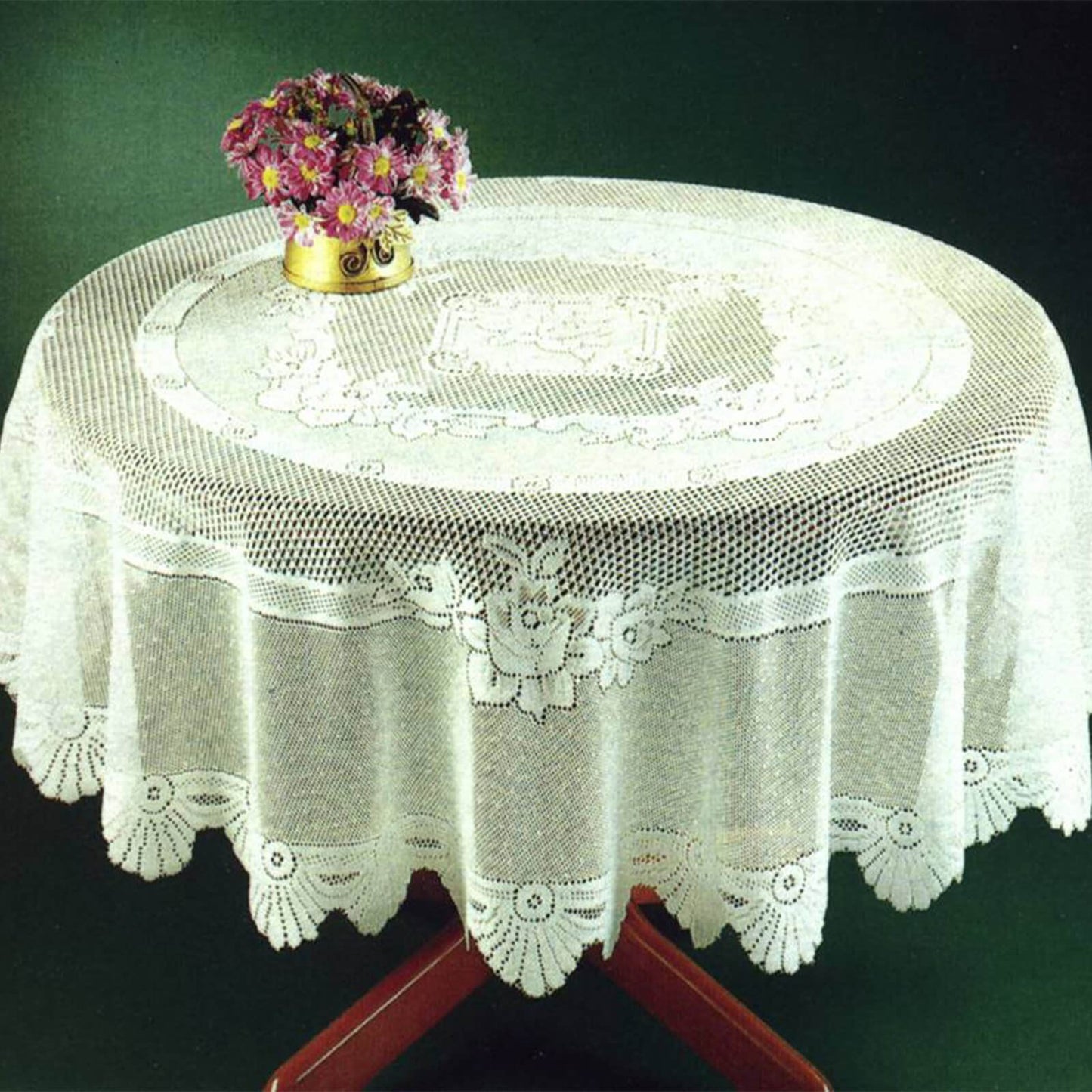 Monica White Tablecloth