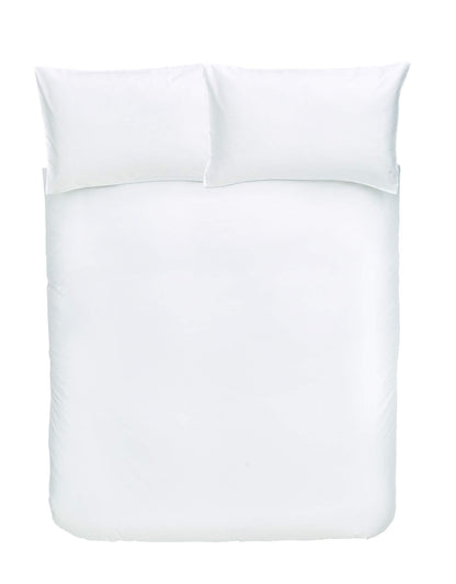 400TC Cotton Sateen White Duvet Set