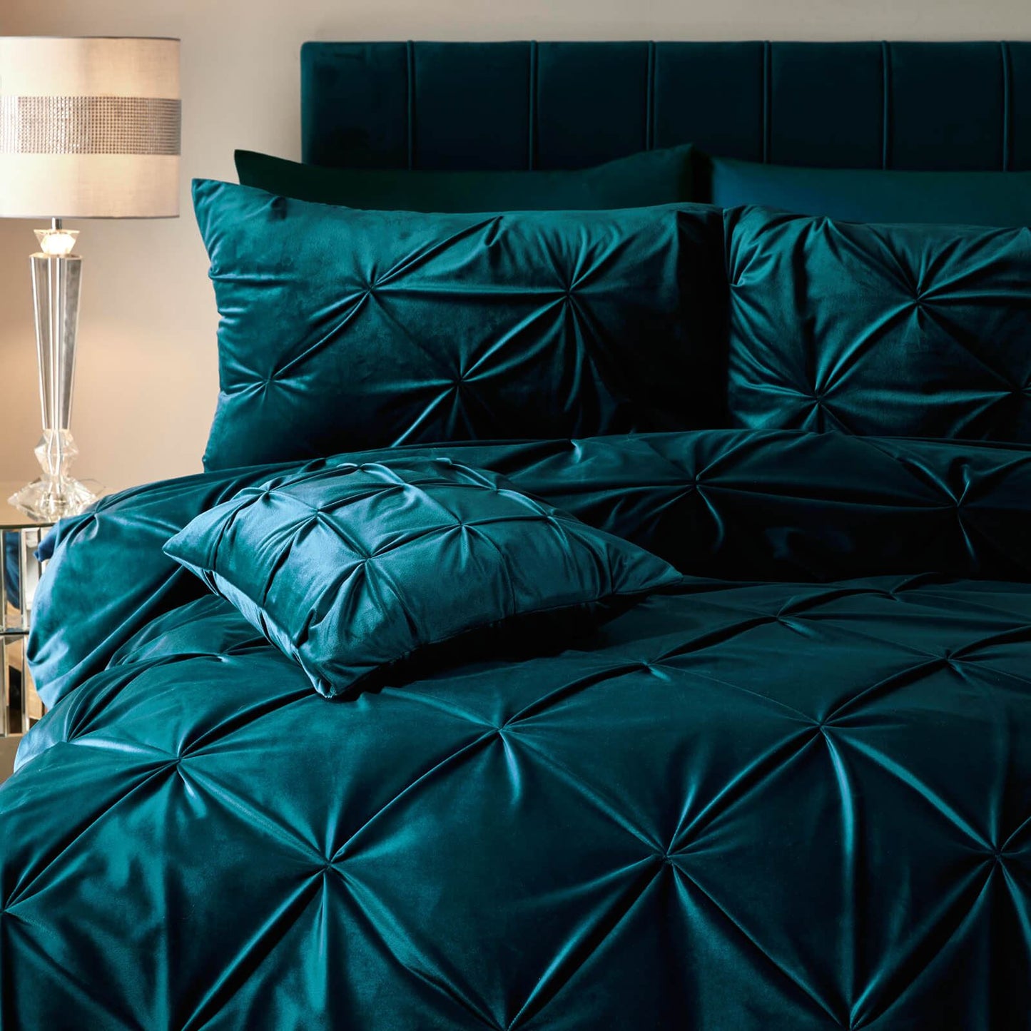 Mira Teal Duvet Set