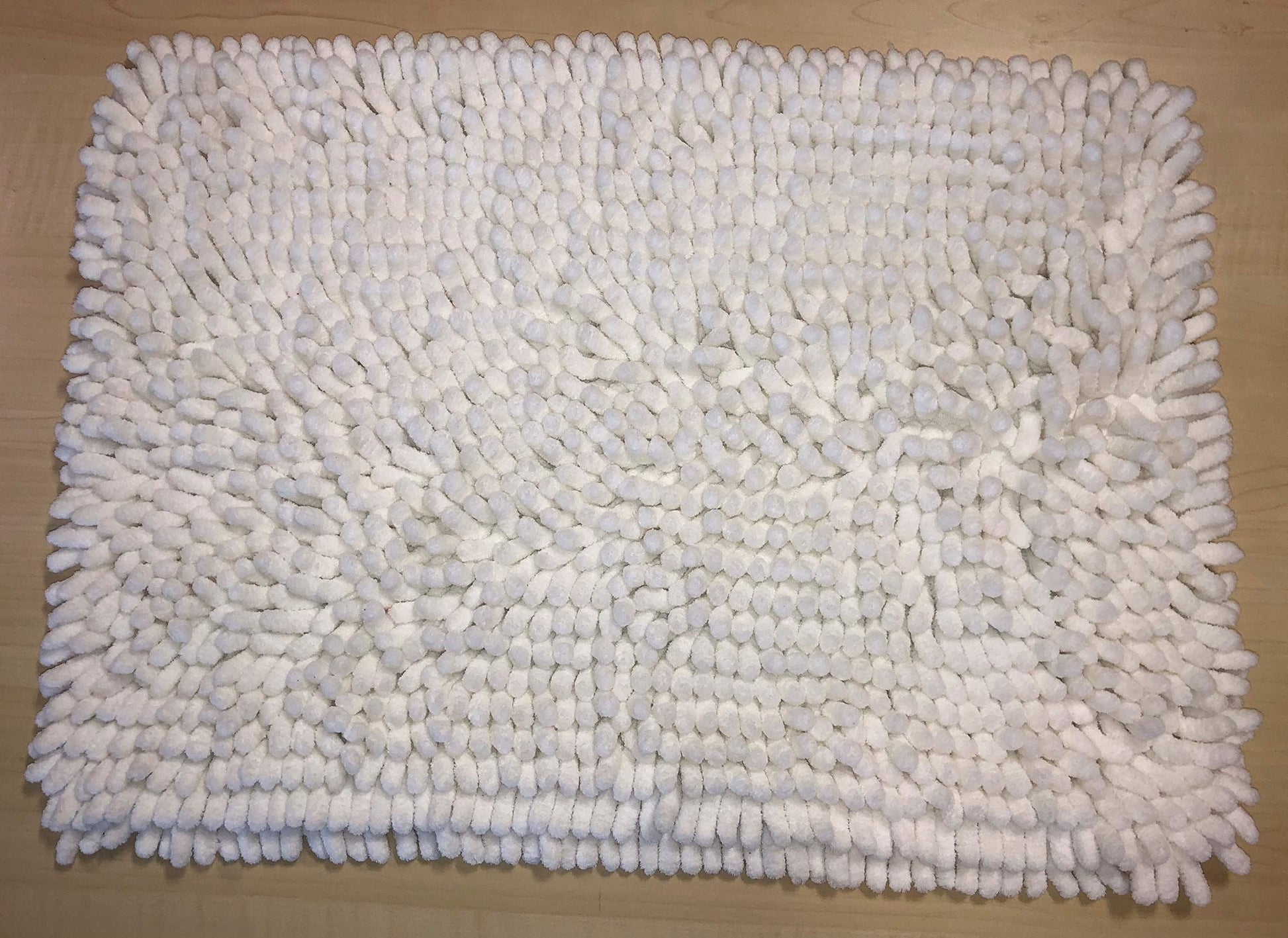 Super Soft Cream Large Bobble Bath Mat