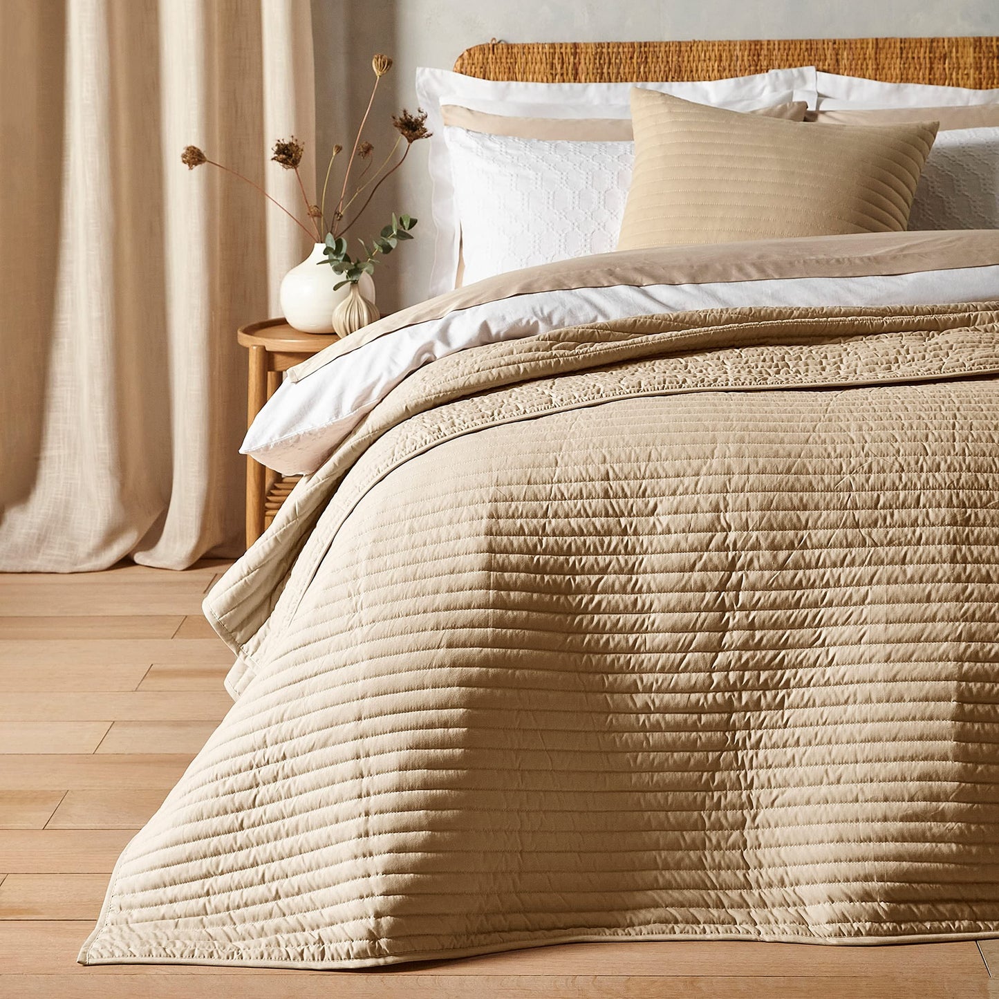 Fine Linens Natural Bedspread