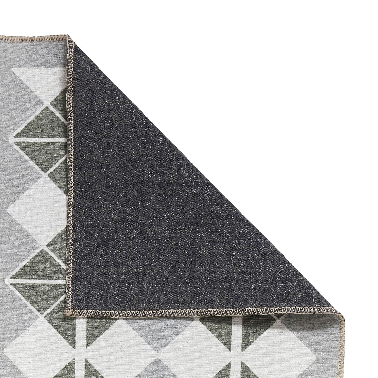 Victoria H1184 Grey/Green Washable Rug