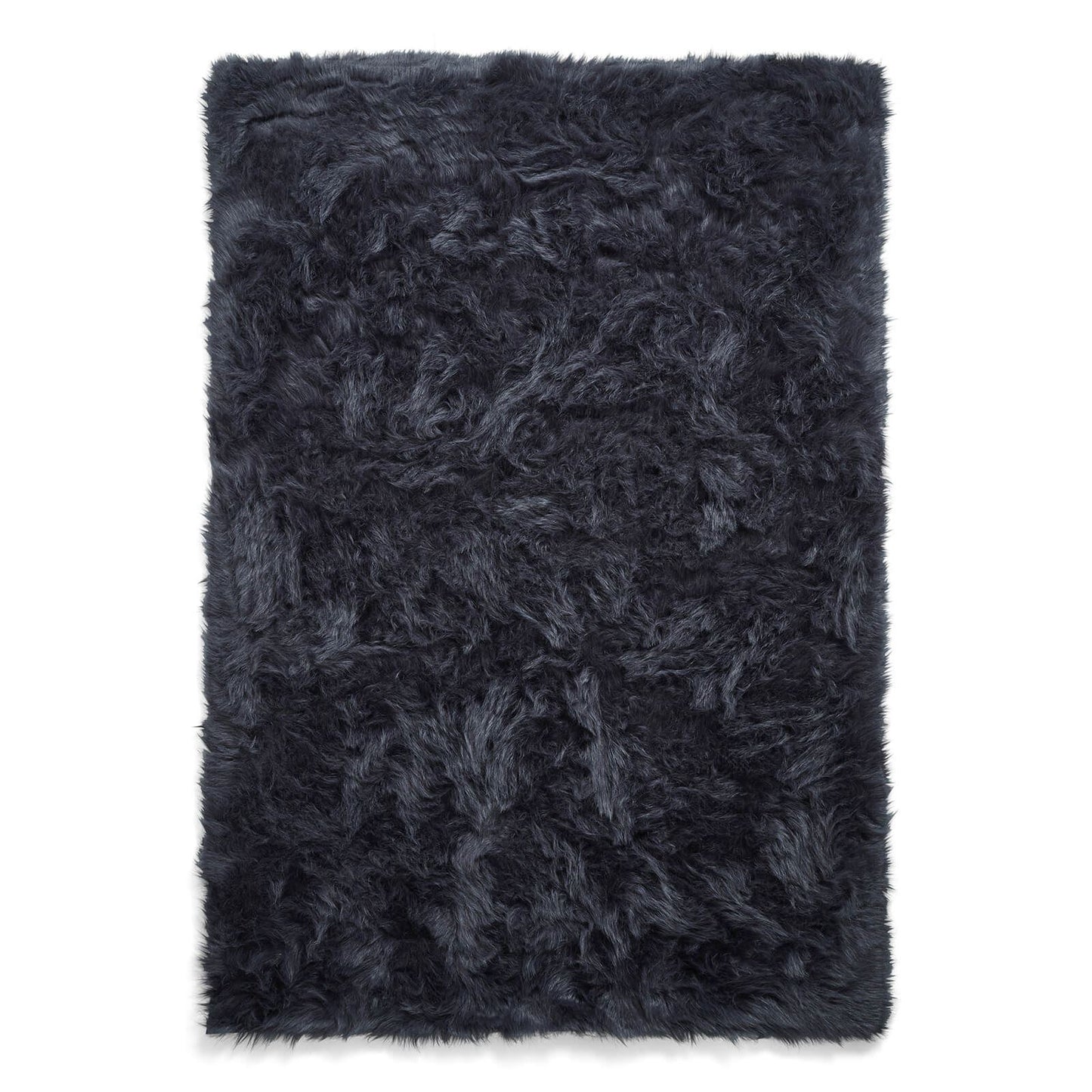 Polar Plush Navy Soft Shaggy Rug