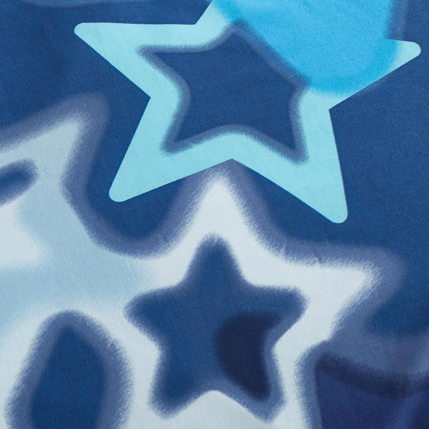 Ombre Stars Blue Fitted Sheet