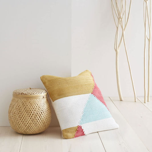 Pineapple Elephant Living Dalia Geo Bright Filled Cushion