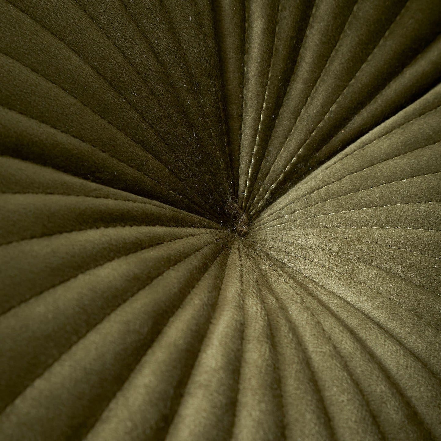 Round Cushion Soft Touch 40x40cm Cushion Olive Green