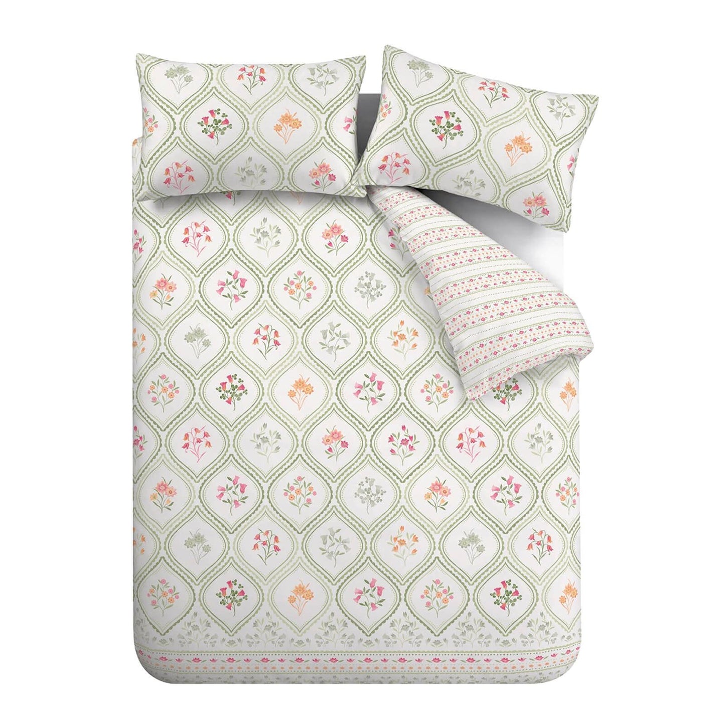 Cameo Floral Natural Duvet Cover Set