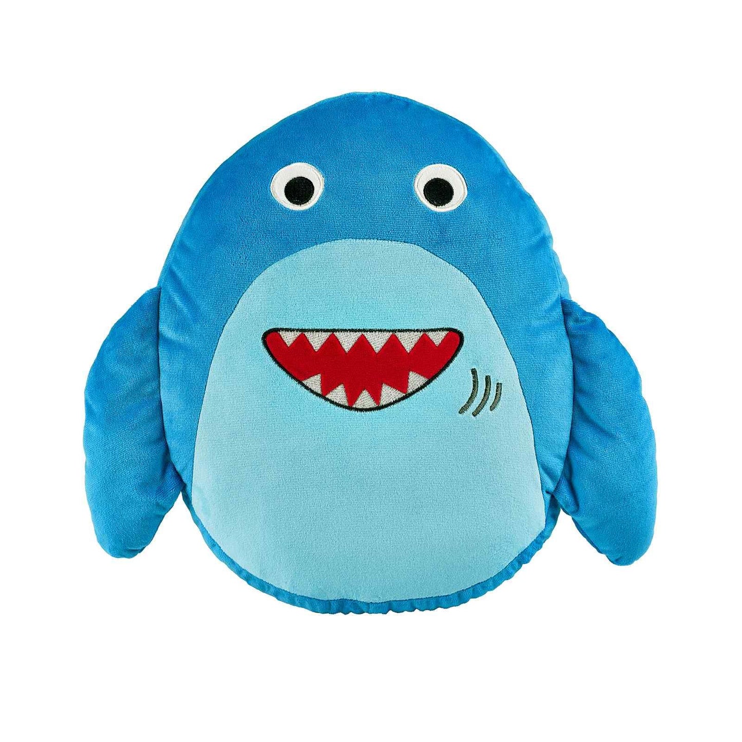Sheldon The Shark Navy Blue 3D Shaped Cushion