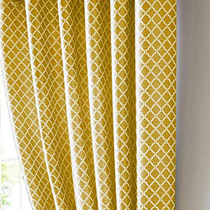 Cotswold Ochre Pencil Pleat Curtains