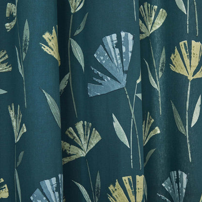 Dacey Teal Eyelet Curtains
