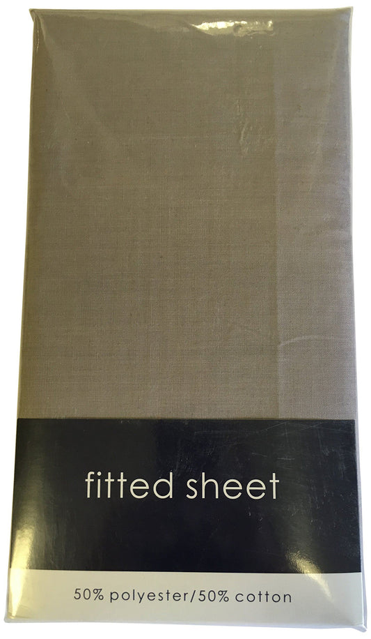 56P Grey Fitted Sheet