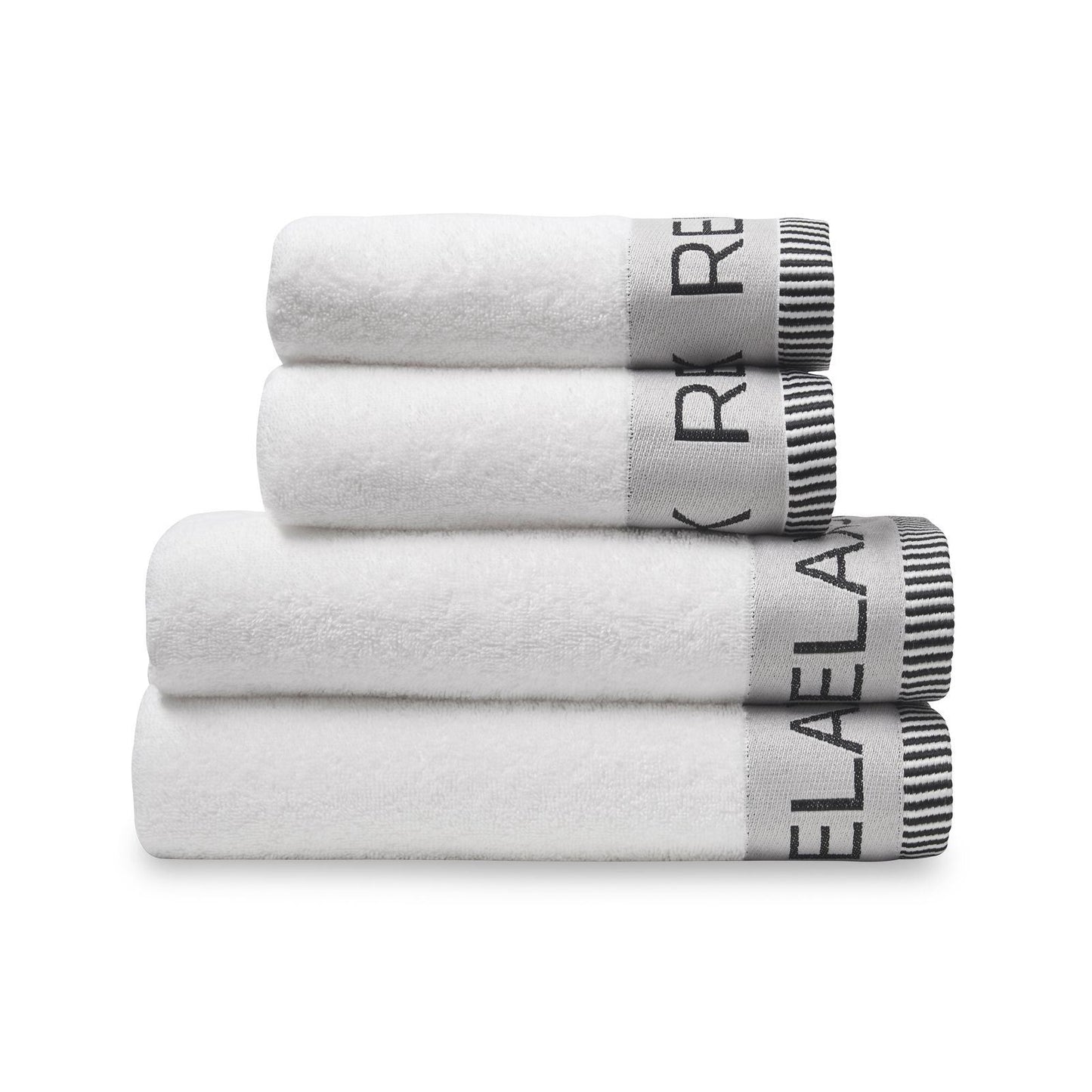 Catherine Lansfield Relax and Unwind White Towel and Sheet