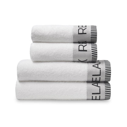 Catherine Lansfield Relax and Unwind White Towel and Sheet
