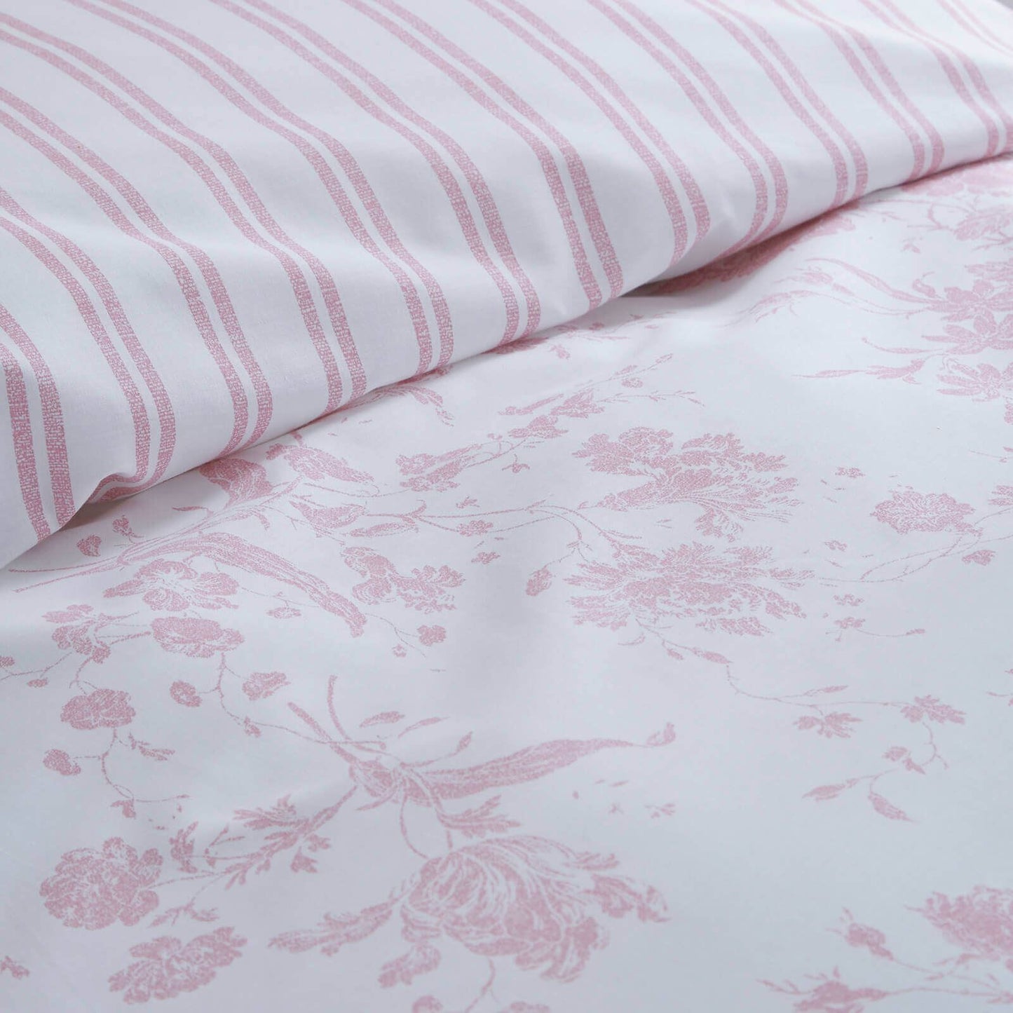 Amelie Pink Reversible Duvet Set