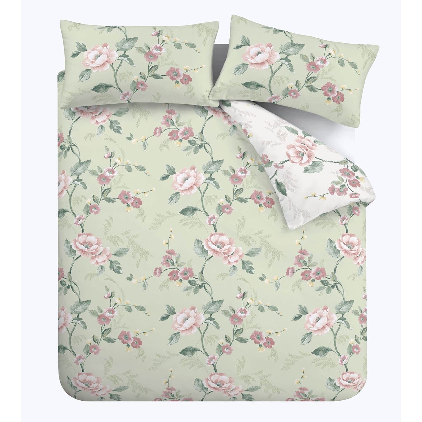 Floral Trail Green Duvet Set