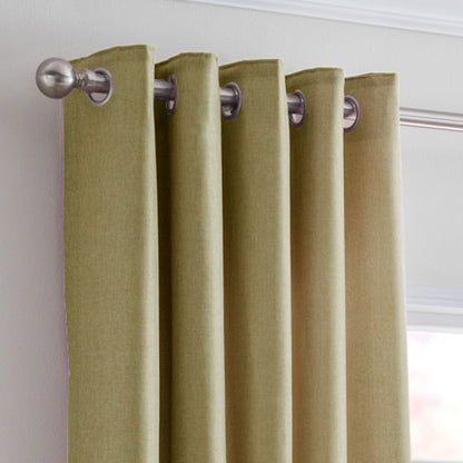 Versailles Ochre Eyelet Curtains