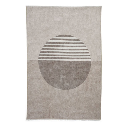 Whisper H1067 Beige Modern Washable Rug