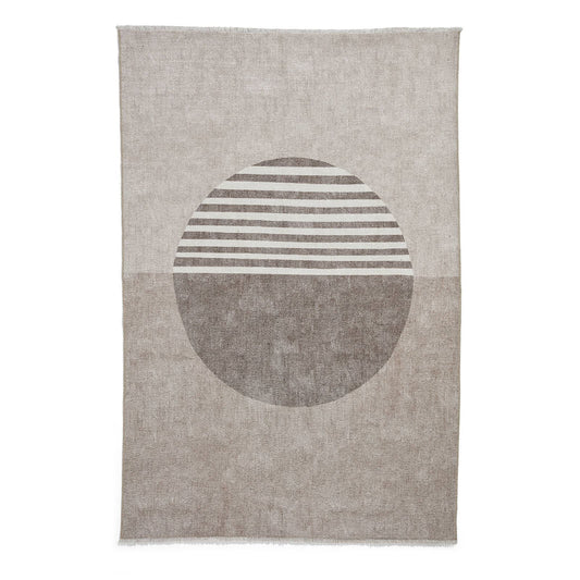 Whisper H1067 Beige Modern Washable Rug